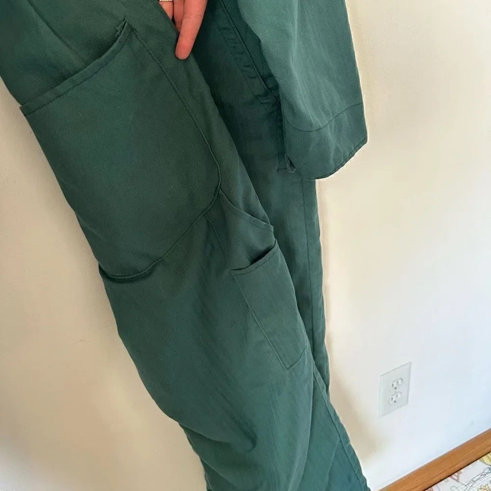 Big Mac JCPenney Vintage RARE Color Men’s Teal Green Mechanic Work Coveralls Jum - Picture 13 of 15